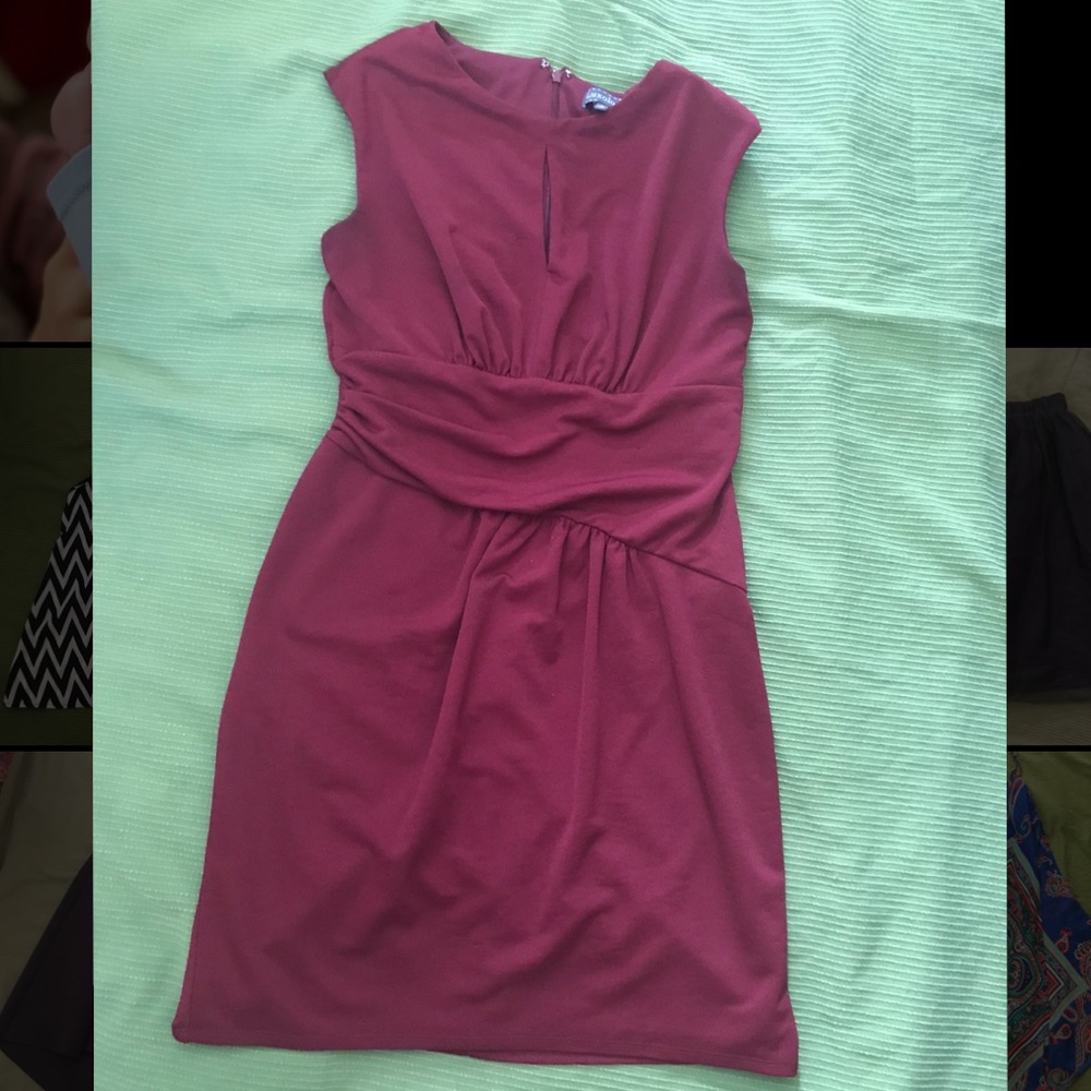 Nice burgundy formal dress